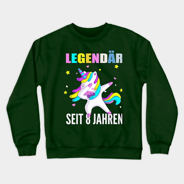 8th birthday unicorn Crewneck Sweatshirt by NI78